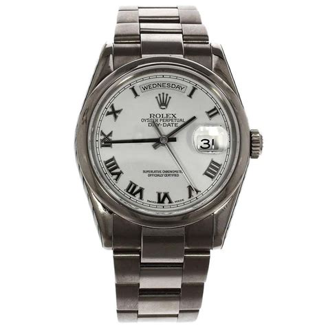 rolex day-date roma|rolex day date white gold.